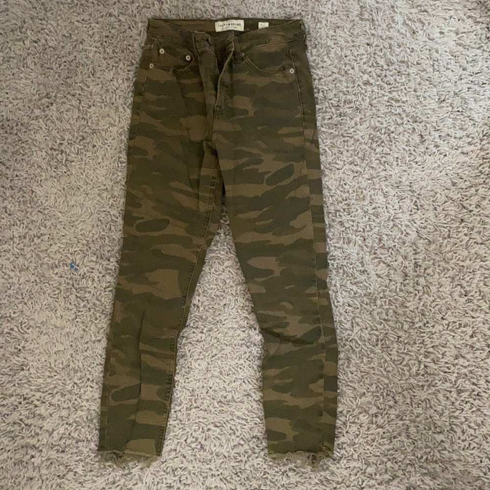 Camo lucky brand jeans